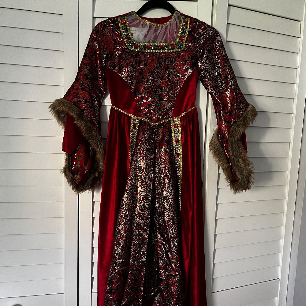 Chasing Fireflies Girls Renaissance Dress Costume, Size 8